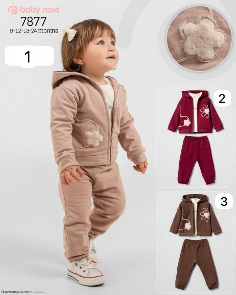 Костюм Тройка Для Девочки Baby Rose (9-12-18-24мес.)