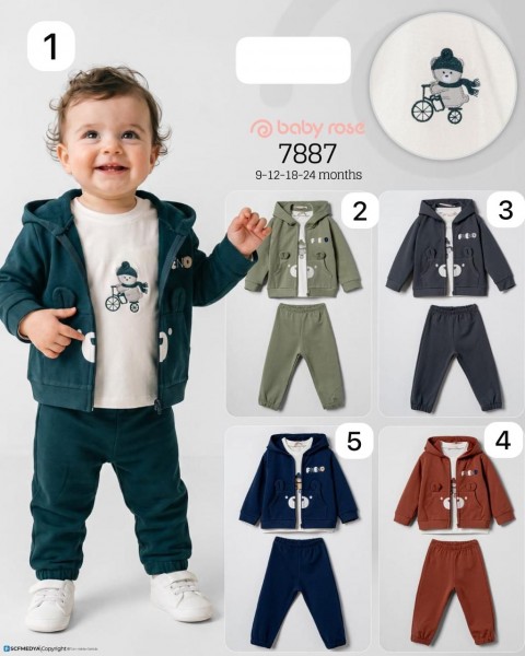 Костюм Тройка Для Мальчика Baby Rose (9-12-18-24мес.)