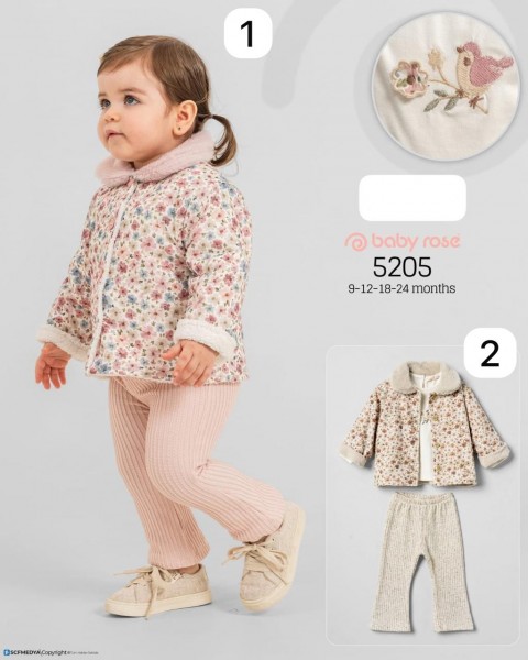 Костюм Тройка Для Девочки Baby Rose (9-12-18-24мес.)
