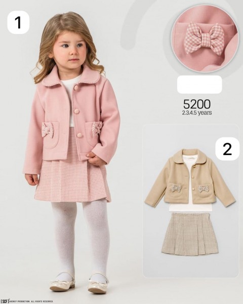 Костюм Тройка Для Девочки Baby Rose (2-3-4-5лет)