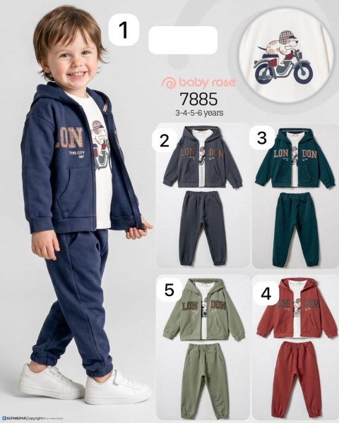 Костюм Тройка Для Мальчика Baby Rose (3-4-5-6лет)