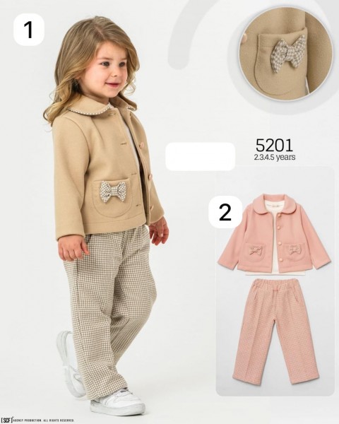 Костюм Тройка Для Девочки Baby Rose (2-3-4-5лет)