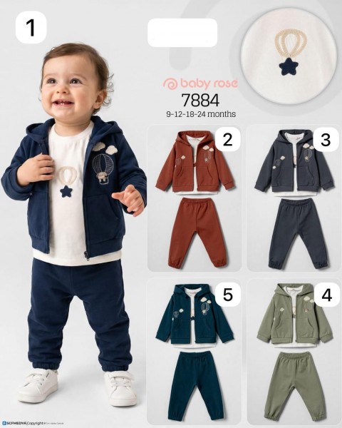 Костюм Тройка Для Мальчика Baby Rose (9-12-18-24мес.)