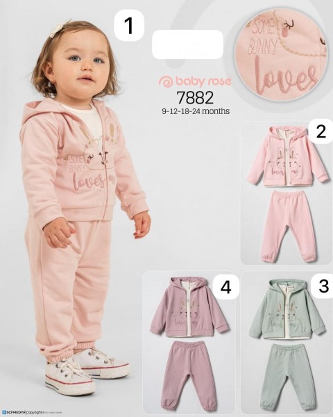 Костюм Тройка Для Девочки Baby Rose (9-12-18-24мес.)