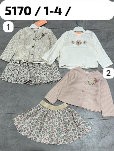 Костюм Тройка Для Девочки Baby Rose (1-2-3-4лет) 
