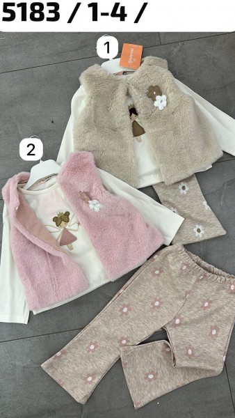 Костюм Тройка Для Девочки Baby Rose (1-2-3-4лет) 