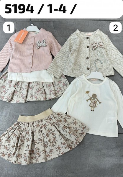 Костюм Тройка Для Девочки Baby Rose (1-2-3-4лет) 