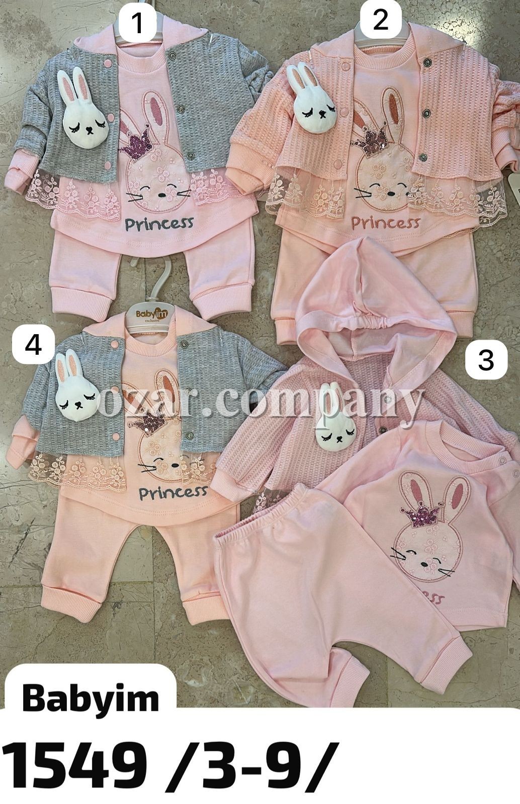 Костюм Тройка Для Девочки Baby Im (3-6-9мес.)