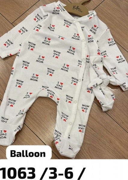 Человечек Для Девочки Balloon Baby (3-6мес.) 