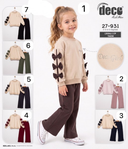 Костюм Двунитка Для Девочки Deco (2-3-4-5лет)