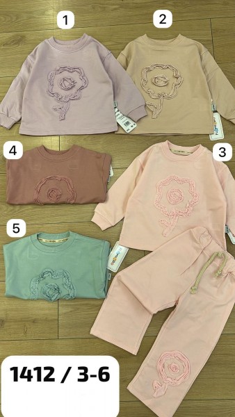 Костюм Двунитка Для Девочки Flamindo (3-4-5-6лет) 