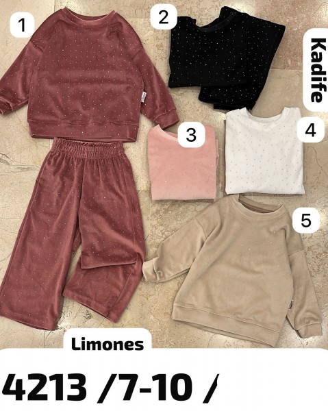 Велюровый Костюм Для Девочки Limones (7-8-9-10лет)