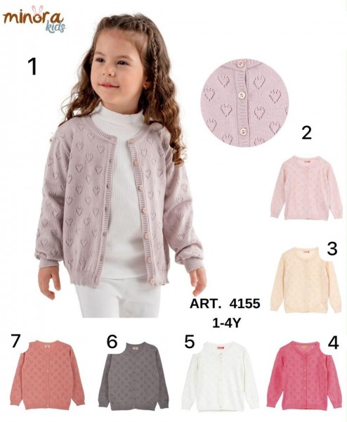 Кофта Для Девочки Minora (1-2-3-4лет) 