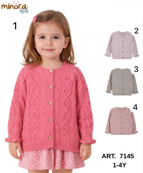 Кофта Для Девочки Minora (1-2-3-4лет) 