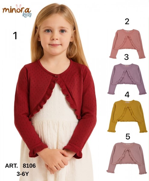 Кофта Для Девочки Minora (3-4-5-6лет) 
