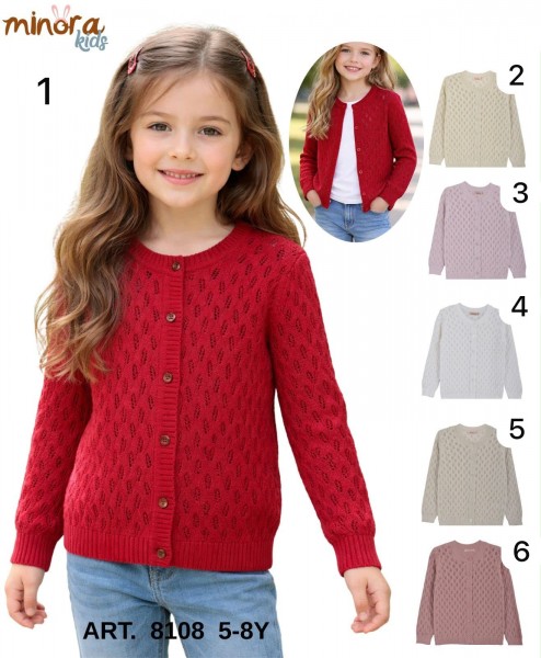 Кофта Для Девочки Minora (5-6-7-8лет) 