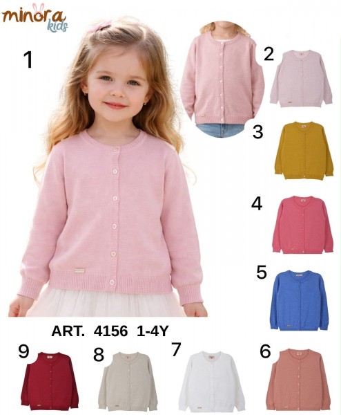 Кофта Для Девочки Minora (1-2-3-4лет) 