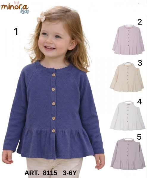 Кофта Для Девочки Minora (3-4-5-6лет) 