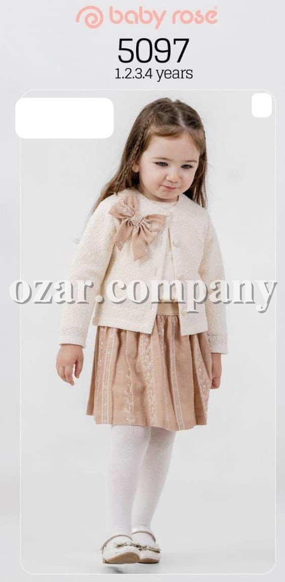 Костюм Тройка Для Девочки Baby Rose (1-2-3-4лет) 
