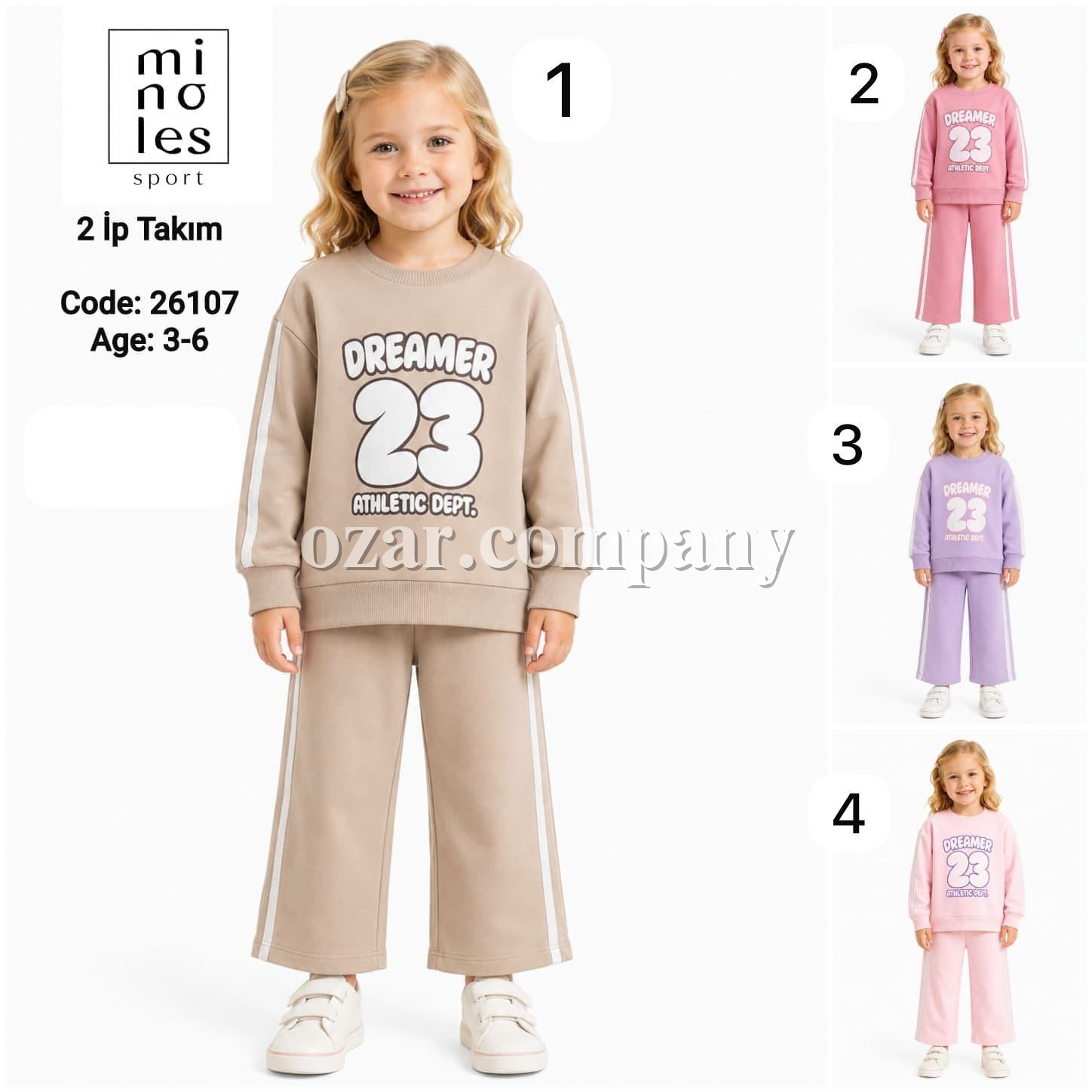 Костюм Двунитка Для Девочки Minoles (3-4-5-6лет) 