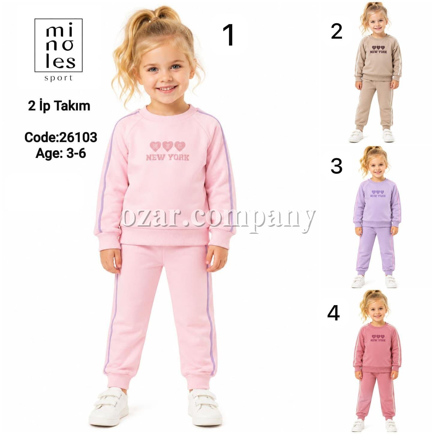 Костюм Двунитка Для Девочки Minoles (3-4-5-6лет) 