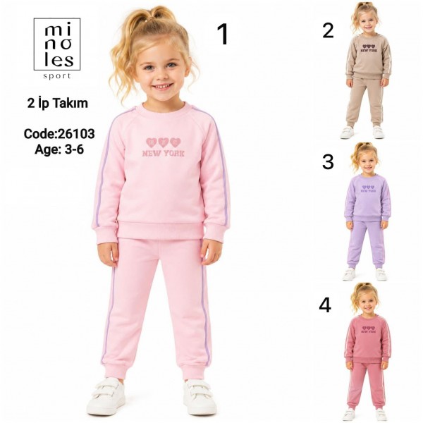 Костюм Двунитка Для Девочки Minoles (3-4-5-6лет) 