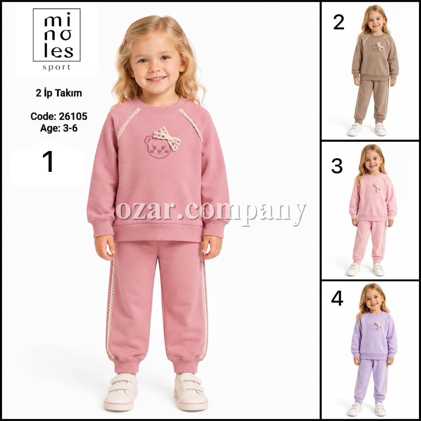Костюм Двунитка Для Девочки Minoles (3-4-5-6лет) 