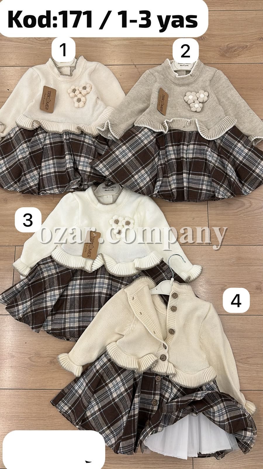 Платье Для Девочки Trikomer (1-2-3лет) 