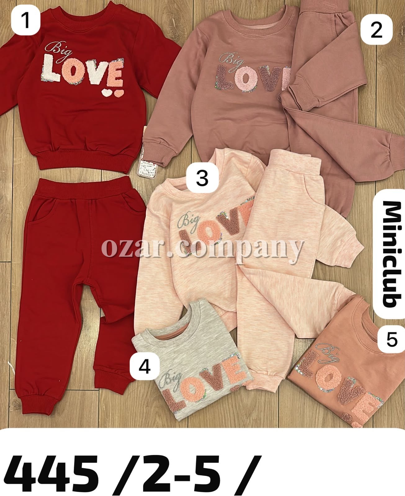 Костюм Для Девочки Mini Clup (2-3-4-5лет)
