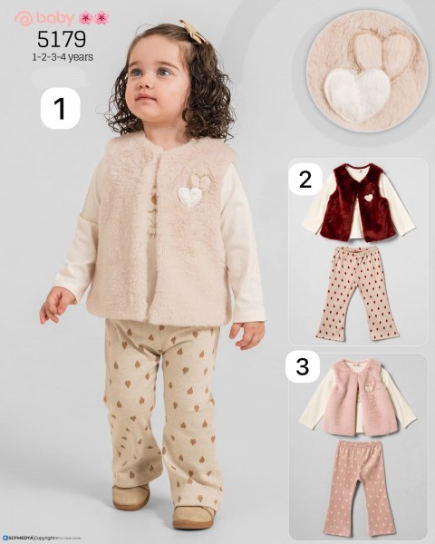Костюм Тройка Для Девочки Baby Rose (1-2-3-4лет) 