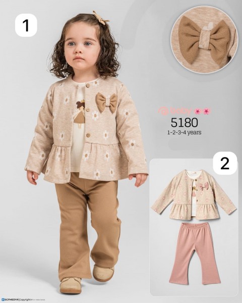 Костюм Тройка Для Девочки Baby Rose (1-2-3-4лет) 