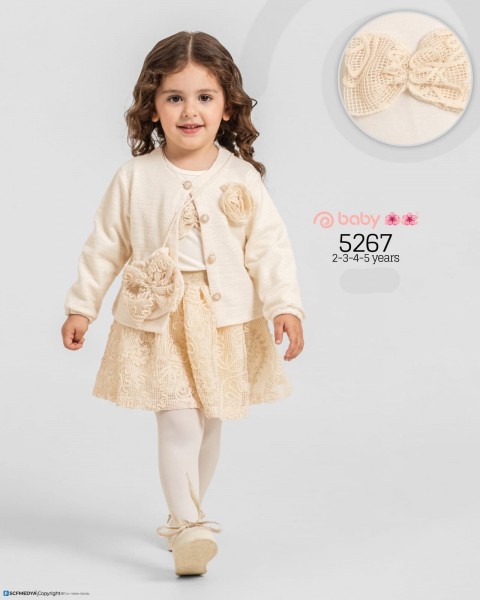 Костюм Тройка Для Девочки Baby Rose (2-3-4-5лет)