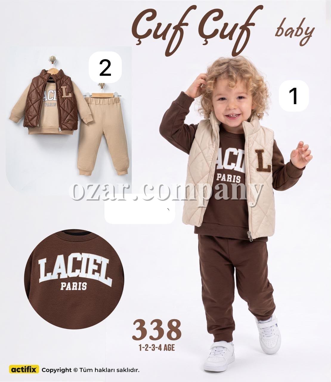 Костюм Тройка Для Мальчика Cuf Cuf (1-2-3-4лет) 
