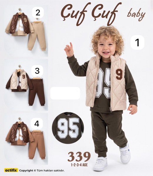 Костюм Тройка Для Мальчика Cuf Cuf (1-2-3-4лет) 