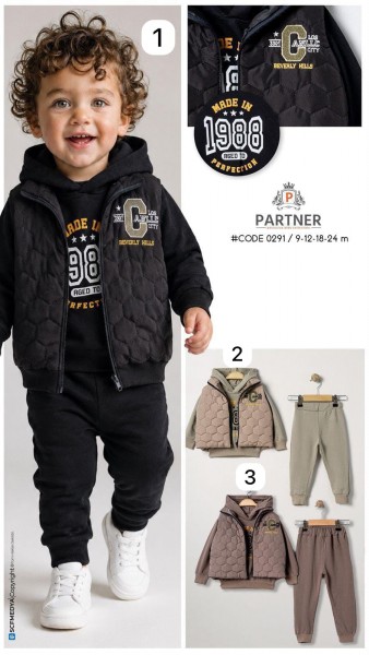 Костюм Тройка Для Мальчика Partner (9-12-18-24мес.)
