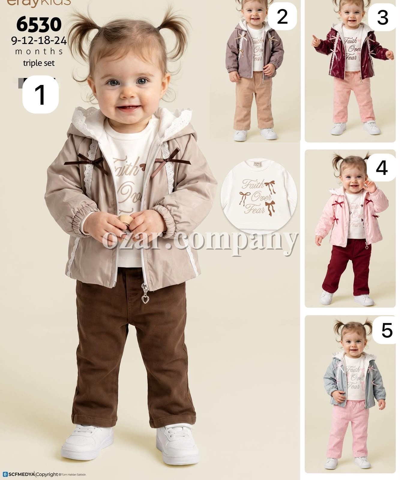Костюм Тройка Для Девочки Eray Kids (9-12-18-24мес.)