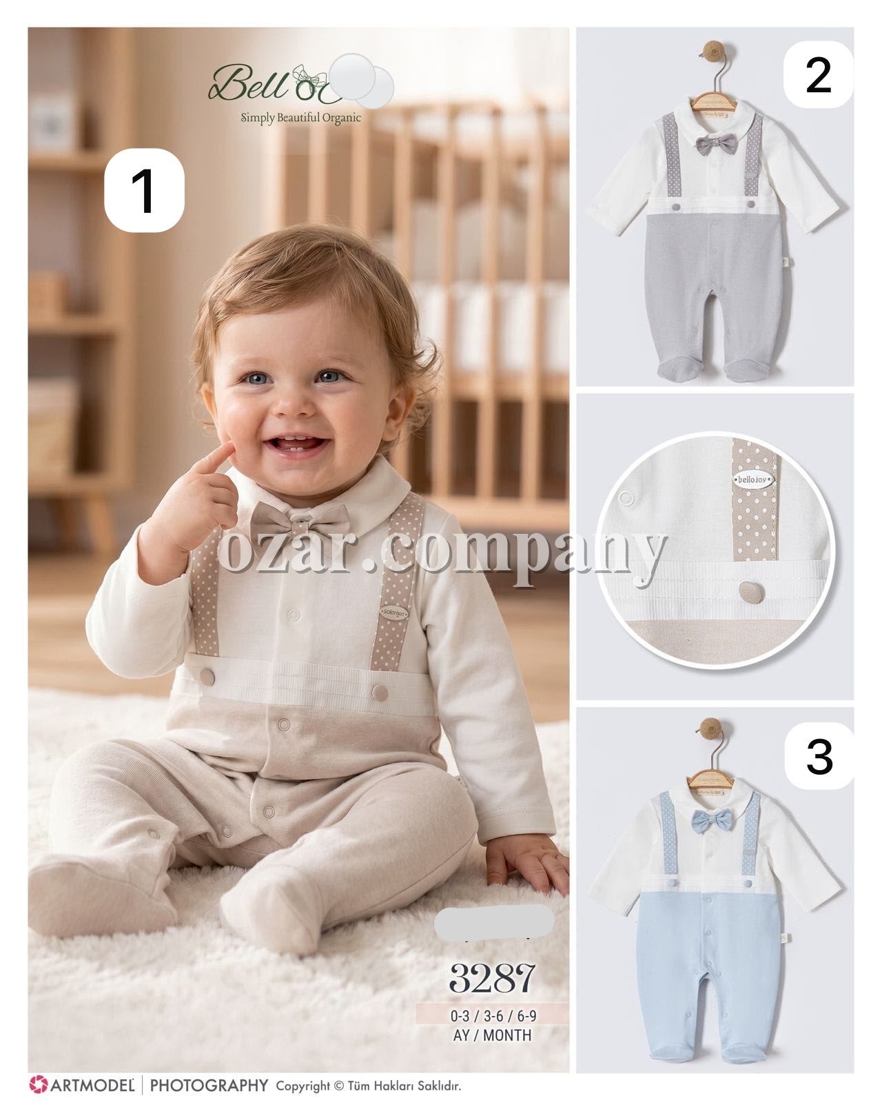 Человечек Для Мальчика Bello Joy (0-3/3-6/6-9мес.)