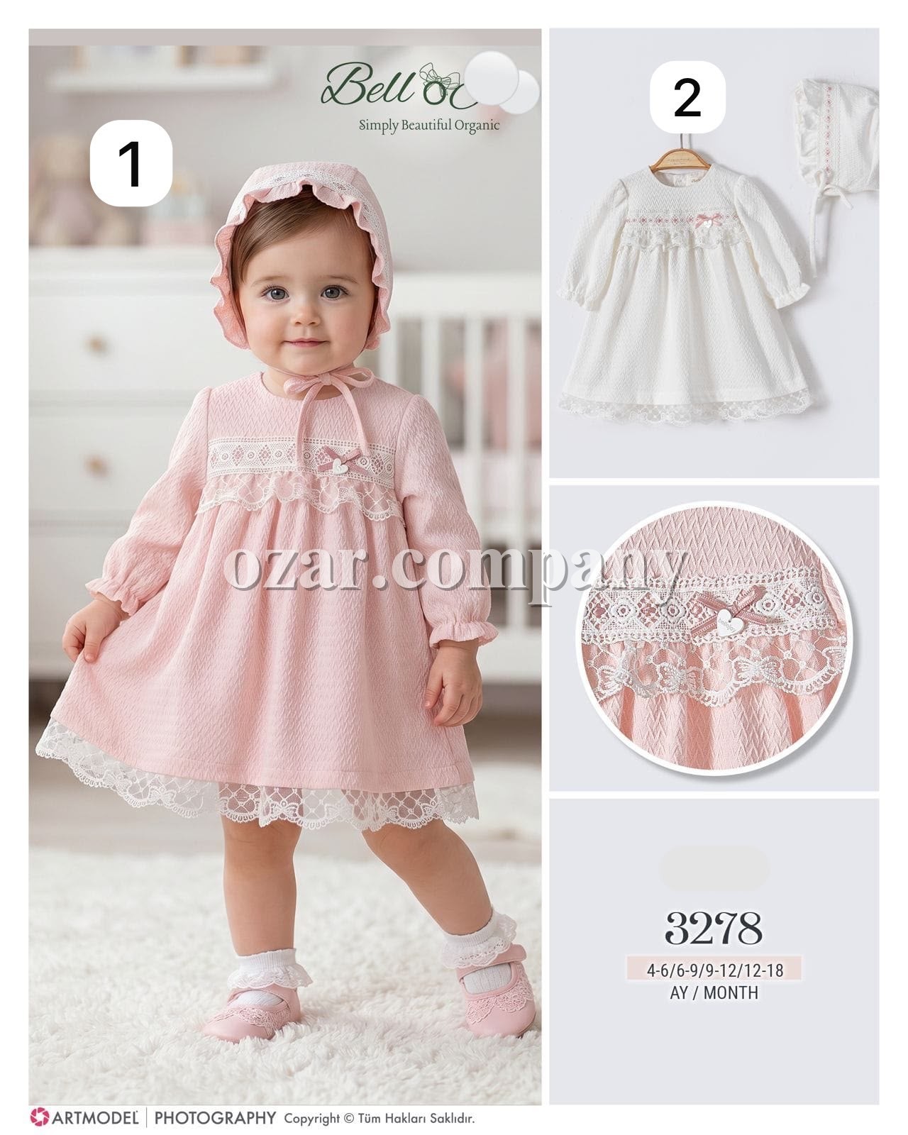Платье Для Девочки Bello Joy (4-6/6-9/9-12/12-18мес.)