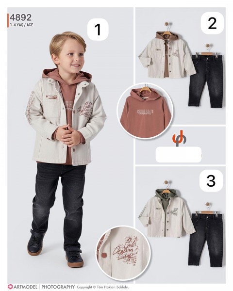 Костюм Тройка Для Мальчика Jolly Pop (1-2-3-4лет) 
