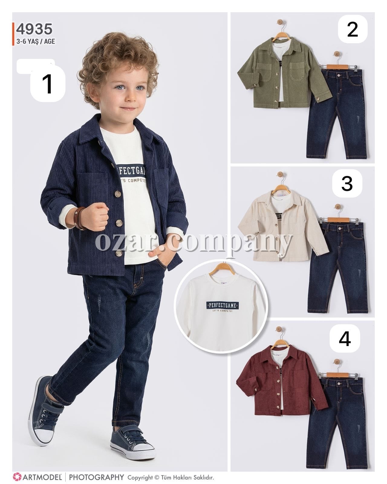 Костюм Тройка Для Мальчика Jolly Pop (3-4-5-6лет)