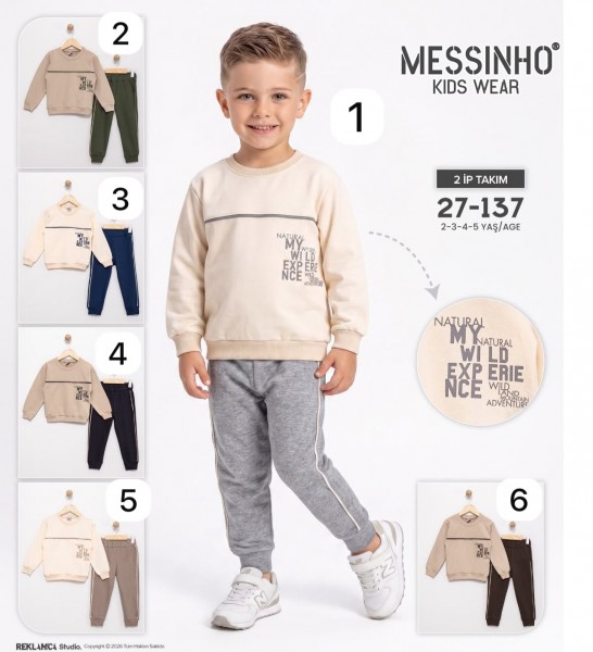 Костюм Двунитка Для Мальчика Messinho (2-3-4-5лет)