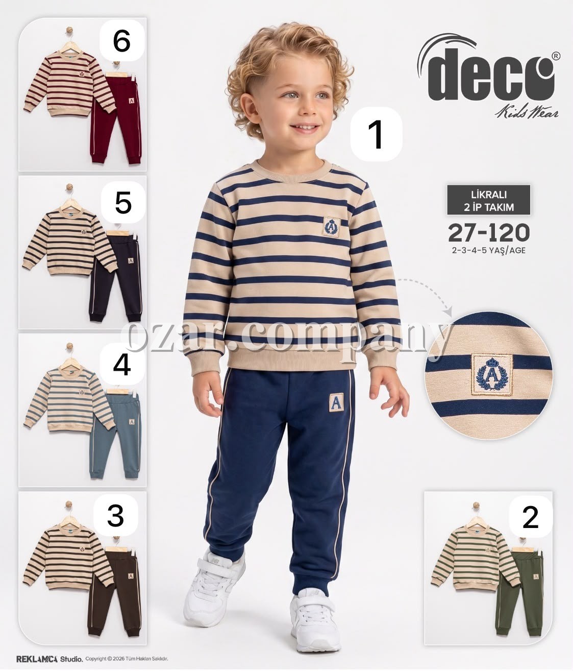 Костюм Двунитка Для Мальчика Deco (2-3-4-5лет)