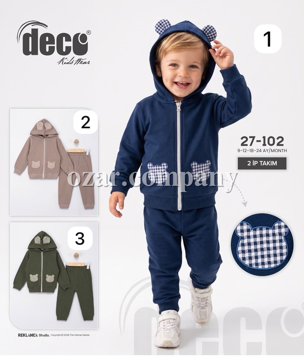 Костюм Двунитка Для Мальчика Deco (9-12-18-24мес.)
