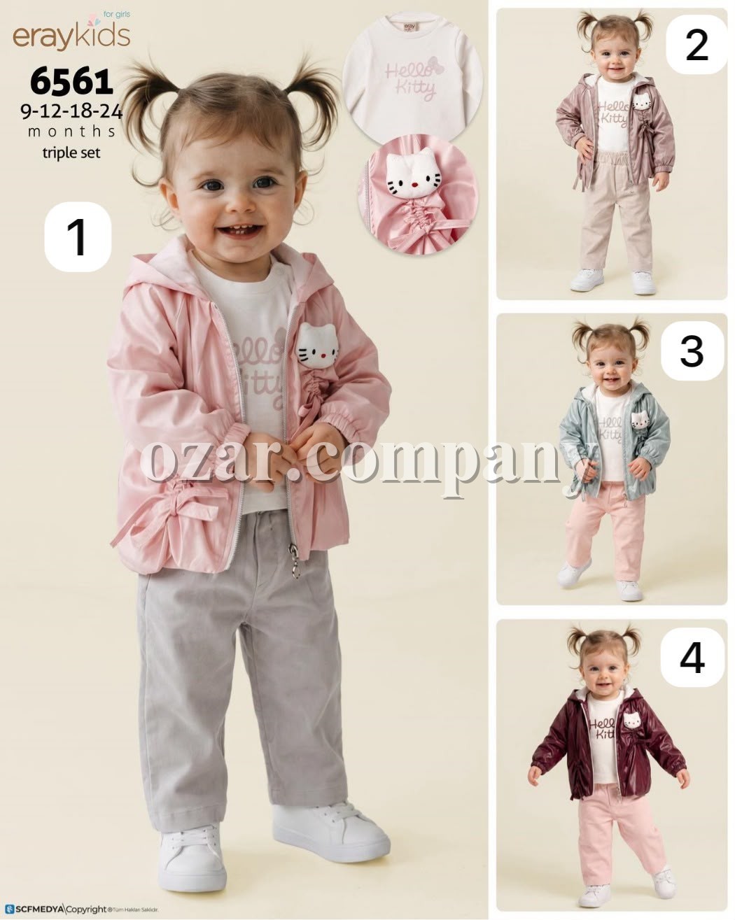 Костюм Тройка Для Девочки Eray Kids (9-12-18-24мес.)
