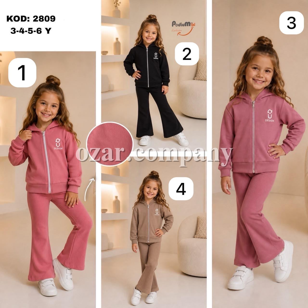 Костюм Для Девочки PodiuMini (3-4-5-6лет) 