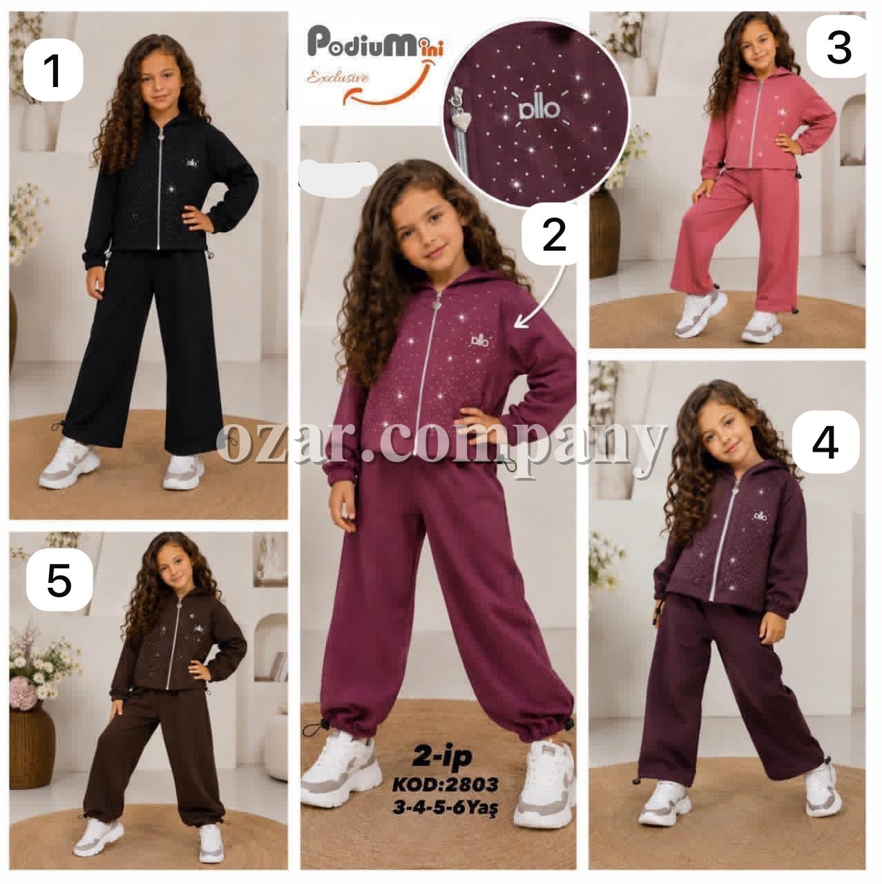 Костюм Двунитка Для Девочки PodiuMini (3-4-5-6лет) 
