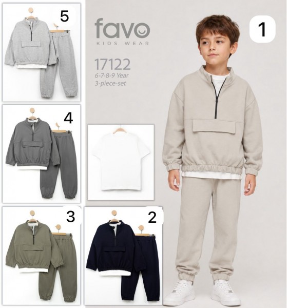 Костюм Тройка Для Мальчика Favo (6-7-8-9лет) 