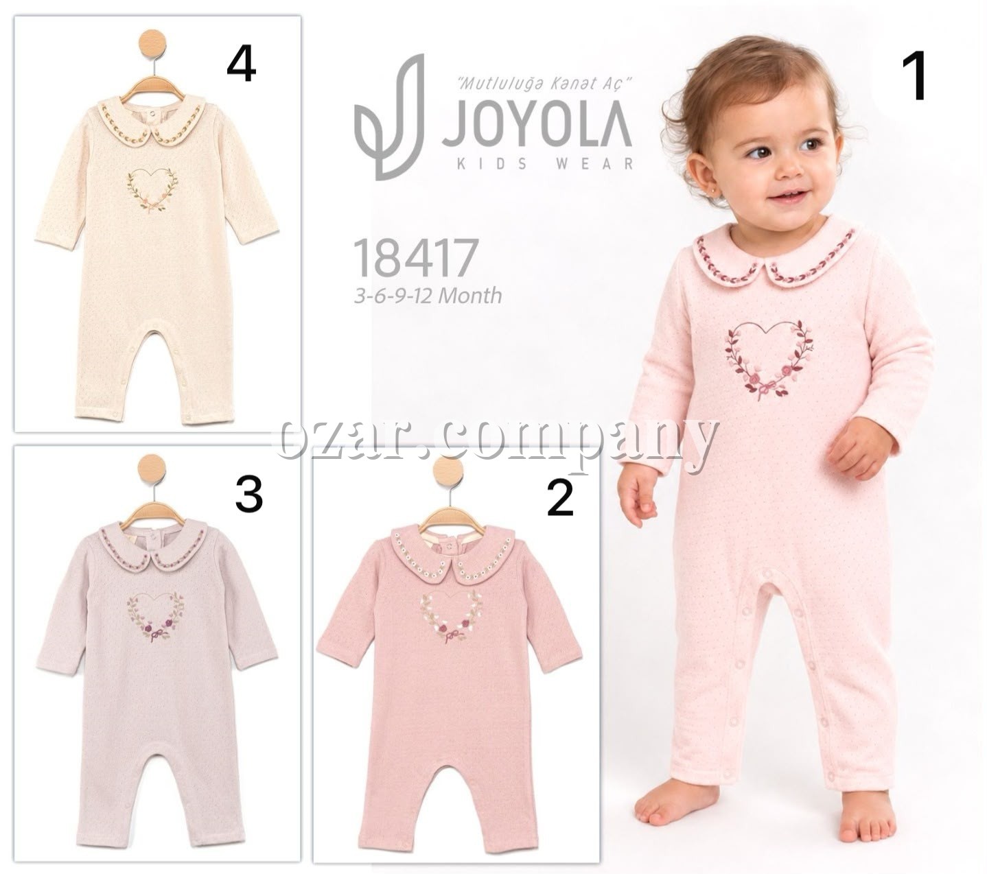 Человечек Для Девочки Joyola (3-6-9-12мес.)