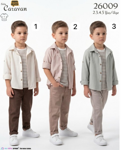 Костюм Тройка Для Мальчика Caravan (2-3-4-5лет)