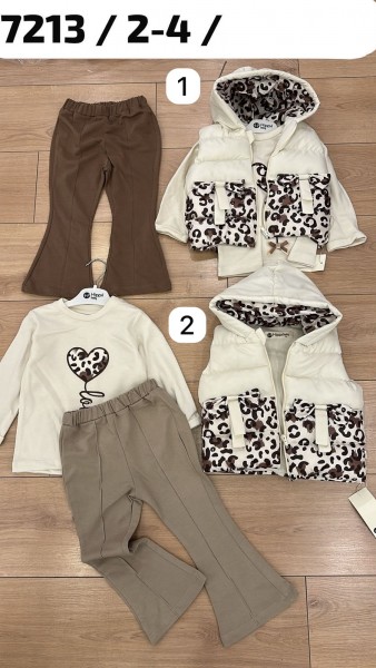 Костюм Тройка Для Девочки Hippil (2-3-4лет) 